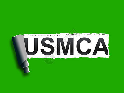 USMCA美国墨西哥加拿大协定贸易DonaldTrump的政治合同和交易DonaldTrump3d说明图片
