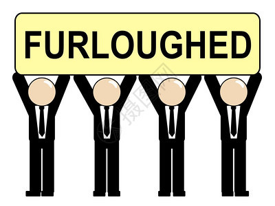 政府FurloughFurlough想要工作意味着解雇从华盛顿到3d的全国关闭说明图片