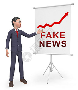 假新闻媒体图网上登峰造极和错误信息谎言在新闻和虚假事实中3d插图图片