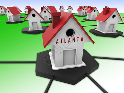 亚特兰大房地产公司代表住房投资和所有权图片