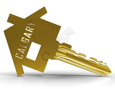 卡尔加里不动产钥匙显示财供艾伯塔省出售或租图片