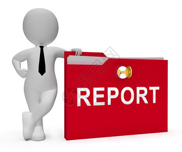 影响报告文件显示证据和结果3说明商业数据或政治信息图片