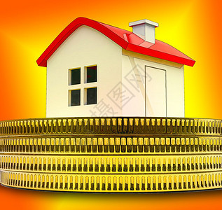 住房价值报告现金展示用于抵押或购买的定价财产房屋估调查和指南3d说明图片