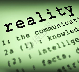 现实概念象征着主义和透明度事实和真相而不是虚拟现实3d插图图片