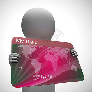 信用卡支付图标显示零售金融图片