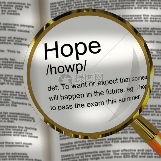 希望概念图标意味着希望或愿和预想渴或做好事3插图希望定义放大符显示希望和图片