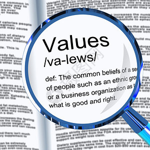 价值观概念图标意味着诚实和道德行为守则公平的社会态度和道德3d插图图片