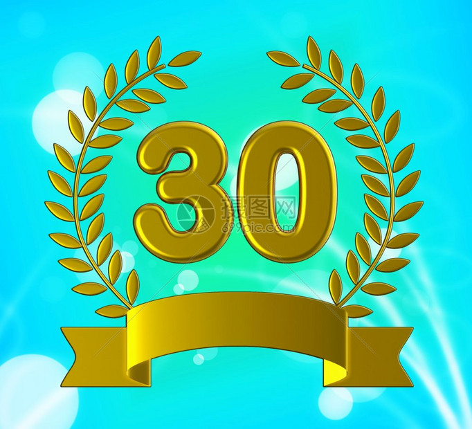 庆祝三十周年的活动展示了结婚的庆祝和问候三十年的结婚祝贺3个插图高清图片下载 正版图片 摄图网