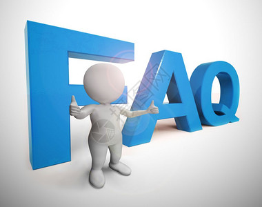 Faq符号图标是指回答问题以帮助支持用户或工作人员一个服务台或热线用于回答询问3插图WordAssignforinformati图片