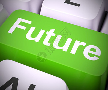 未来概念图标意指明天或以后的日期即将发生或注定会未来关键字显示预测或言图片