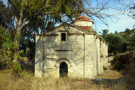 努尔斯塞浦路希腊教堂的废墟图片