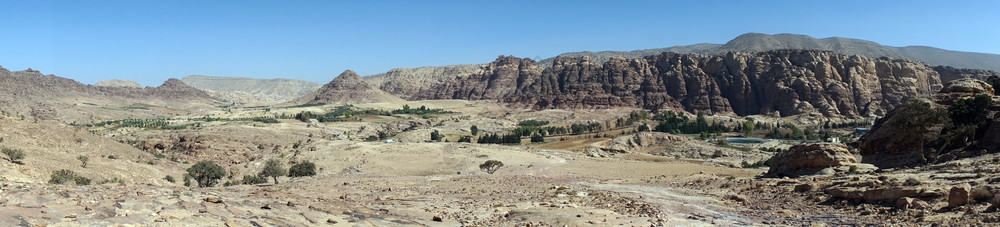 约旦佩特拉附近山区地图片