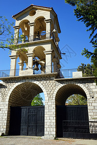 希腊东正教修道院门图片
