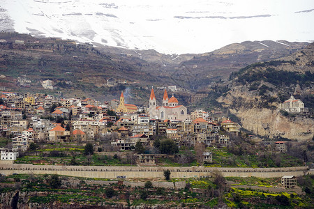 黎巴嫩的Bshari和Quadisha山谷图片