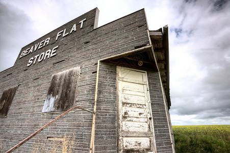 加拿大萨斯喀彻温省旧废弃建筑图片