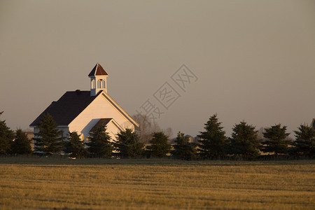 加拿大萨斯喀彻温省老乡村背景图片