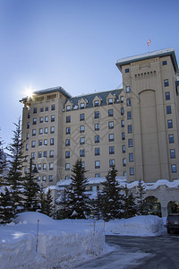 加拿大艾伯塔酒店加拿大冬季图片