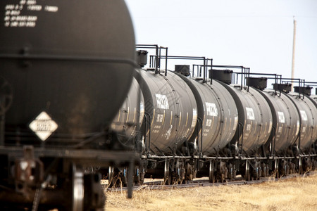 加拿大原油运输加拿大货火车背景图片