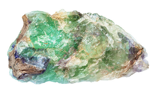 扎金索斯到天然矿物的大规模生绿色贝里尔克索亚历山大宝石这些从乌拉尔山边的白色背红树林中分离出来背景