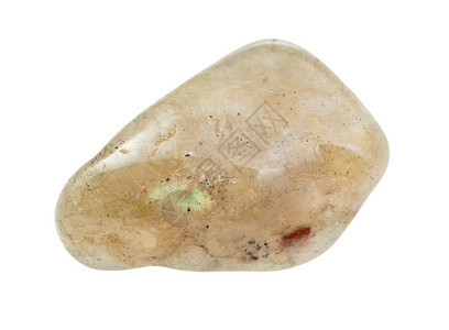 地质采集的自然矿物样本查封拉布多罗石宝白背景上孤立的拉布多罗石宝图片