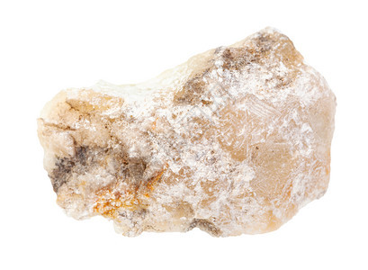 地质采集的自然矿物样本查封白色背景的原TalcSoapstone岩石白色背景的原TalcSoapstone岩石图片
