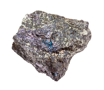 地质采集的自然矿物样本查封白背景隔离的原生土石孔雀矿块图片
