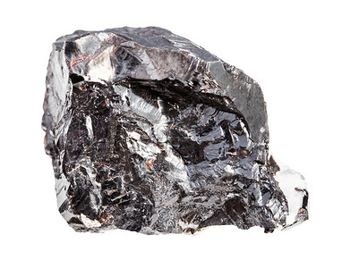 地质采集的天然矿物样本封存白色背景中分离的原斯帕勒雷石锌矿岩原斯帕勒雷石锌矿岩的封存图片