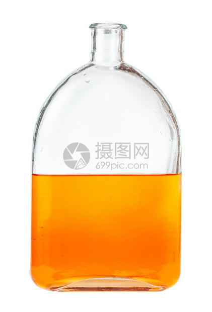 玻璃瓶中橙色溶液玻璃瓶中橙色溶液图片