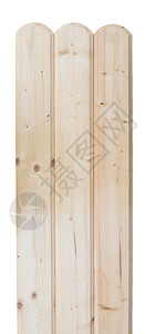 木头圆形三块制铁栅栏在白色上隔离木制的图片