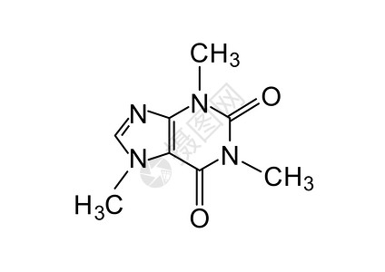 Capheine化学公式科符号元素反应摩卡象征咖啡因图片