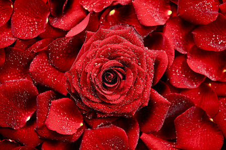鲜艳的玫瑰花图片