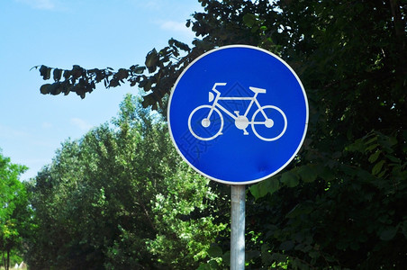 小路自行车交通标志规定路图片