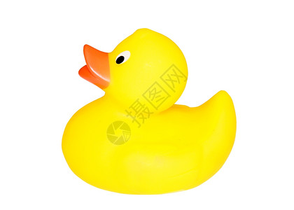 黄色塑料小鸭子背景图片