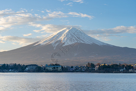 富士山和富士河口湖图片