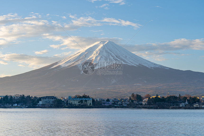 富士山和富士河口湖图片