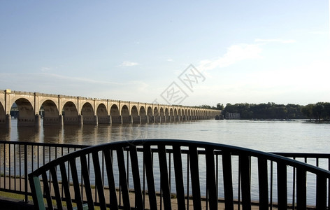 苏克汉纳河哈里斯堡宾夕法尼亚州结石水桥图片