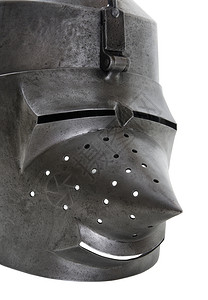 铆钉历史文化中世纪骑士的铁头盔非常重的背景图片