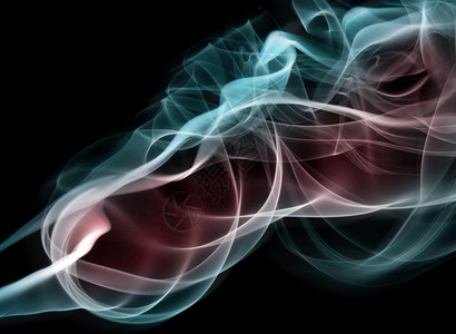 彩色烟雾循环燃烧漩涡艾伦背景图片