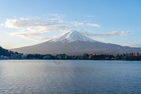 富士山和富士河口湖图片
