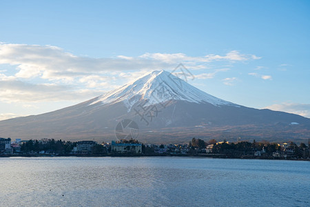 富士山和富士河口湖图片