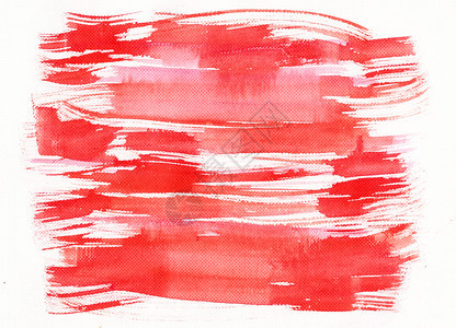 红色的插图白水彩红粉背景图片