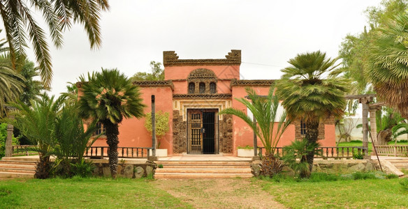 Agadir市MoroccoOlhao公园图书馆地标建筑城市花园历史图片