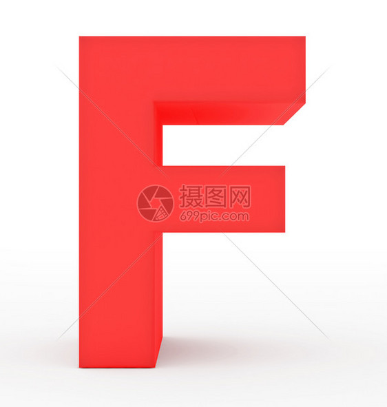 F3d在白色3D上隔离的红色白常设渲染图片