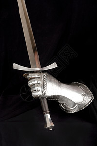 中世纪保护手的骑士E元素防护盔甲保的优质图片