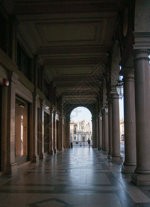 皮埃蒙特画廊建造托里诺历史街道和意大利度假的美术馆图片