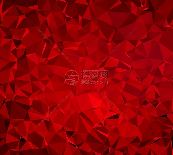 红色的黑暗摘要3d深红色多边形和低背景与深红色三角形的背景抽象图片