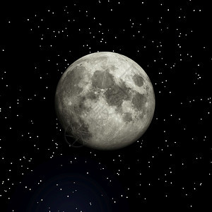 全部月球的数字说明繁星点太阳的背景图片