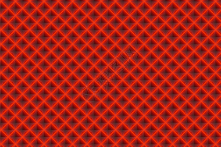插图渲染红色金字塔3D转化的抽象几何图案形的图片