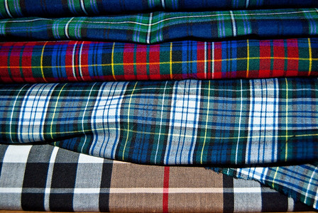为了织物苏格兰语文字典型的苏格兰语文字用于滑板和其他衣服的苏格兰语文字子呢背景图片