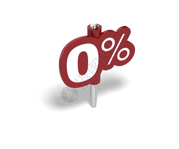 数字象征白色的背景零百分信号10的红标点为零图片素材